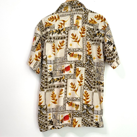 Roundy Bay Hawaiian Hula Shirt Large - Picture 2 of 2